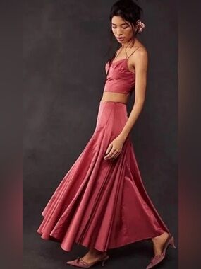 Free People Mya Set Rose Pink Sz 2